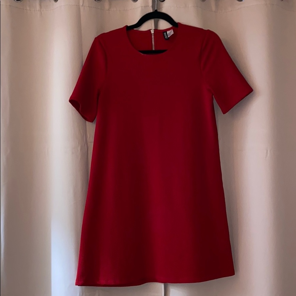Divided shift dress